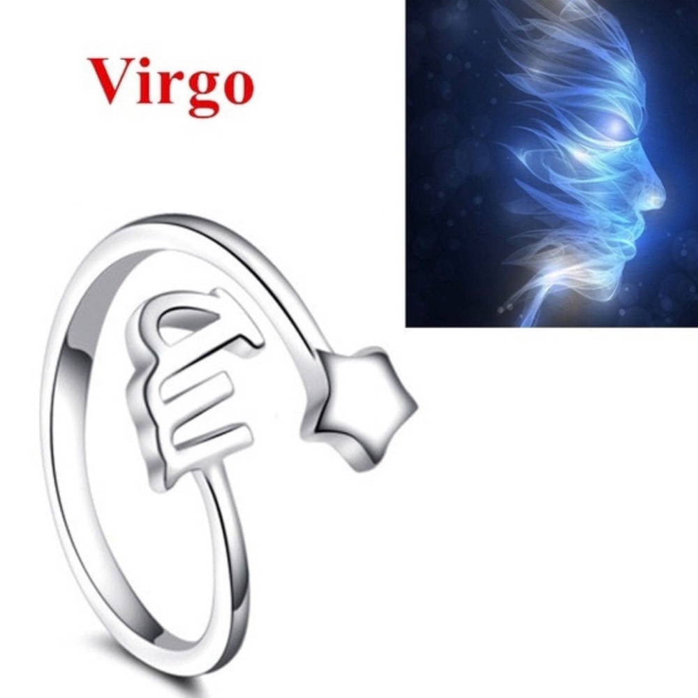 Virgo Zodiac Sign & Star Ring